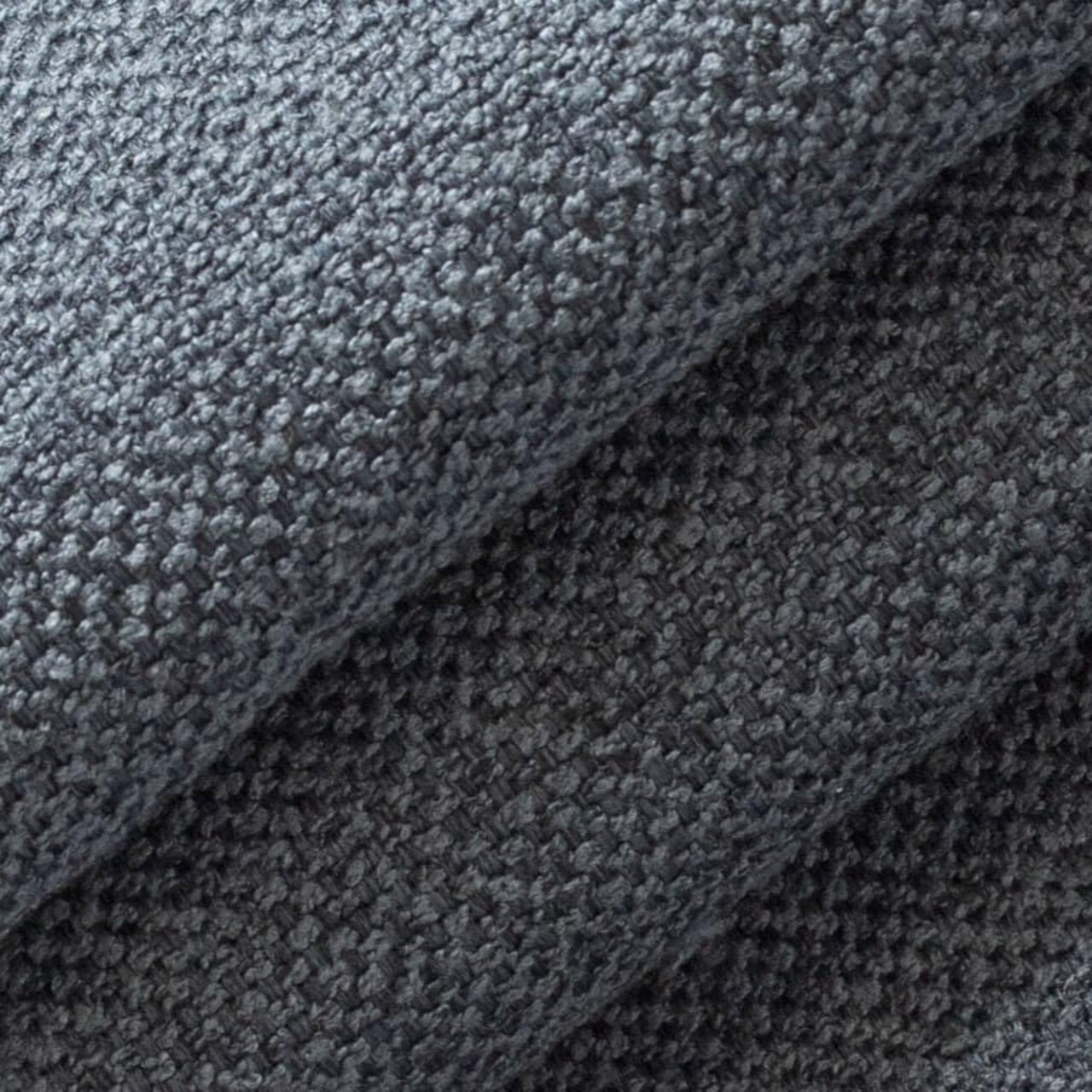 Blue Fade Resistant Plain Textured Upholstery Fabric by The Yard - SKU: Charger Ink